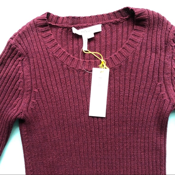 NEW BCBGeneration Sweater XS Merlot Wine BCBG NWT - Picture 5 of 11